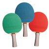 Champion Sports Rubber Face Table Tennis Paddle, 5-Ply, PK6 PN1